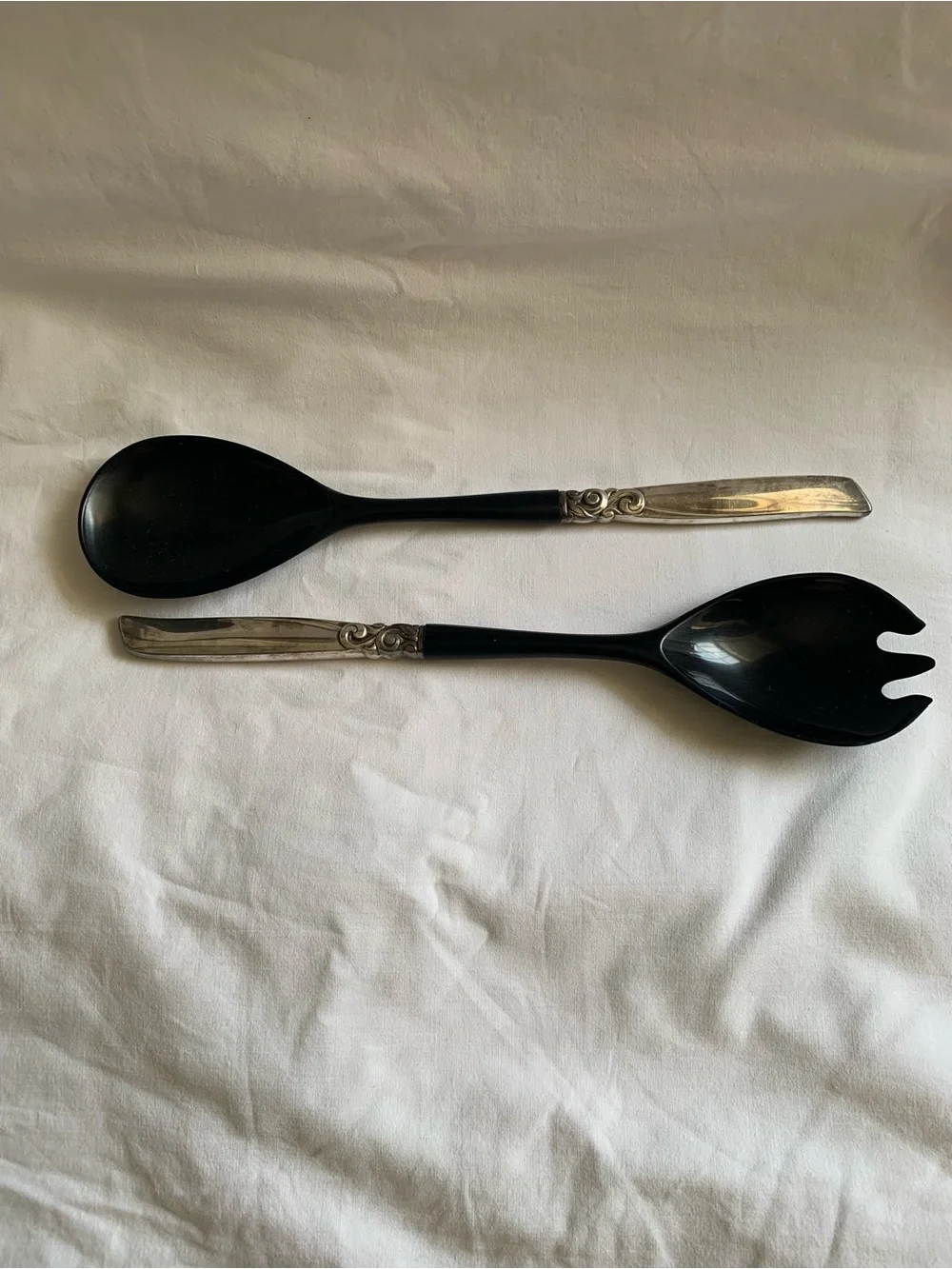 Vintage 2 Piece Salad Serving Set